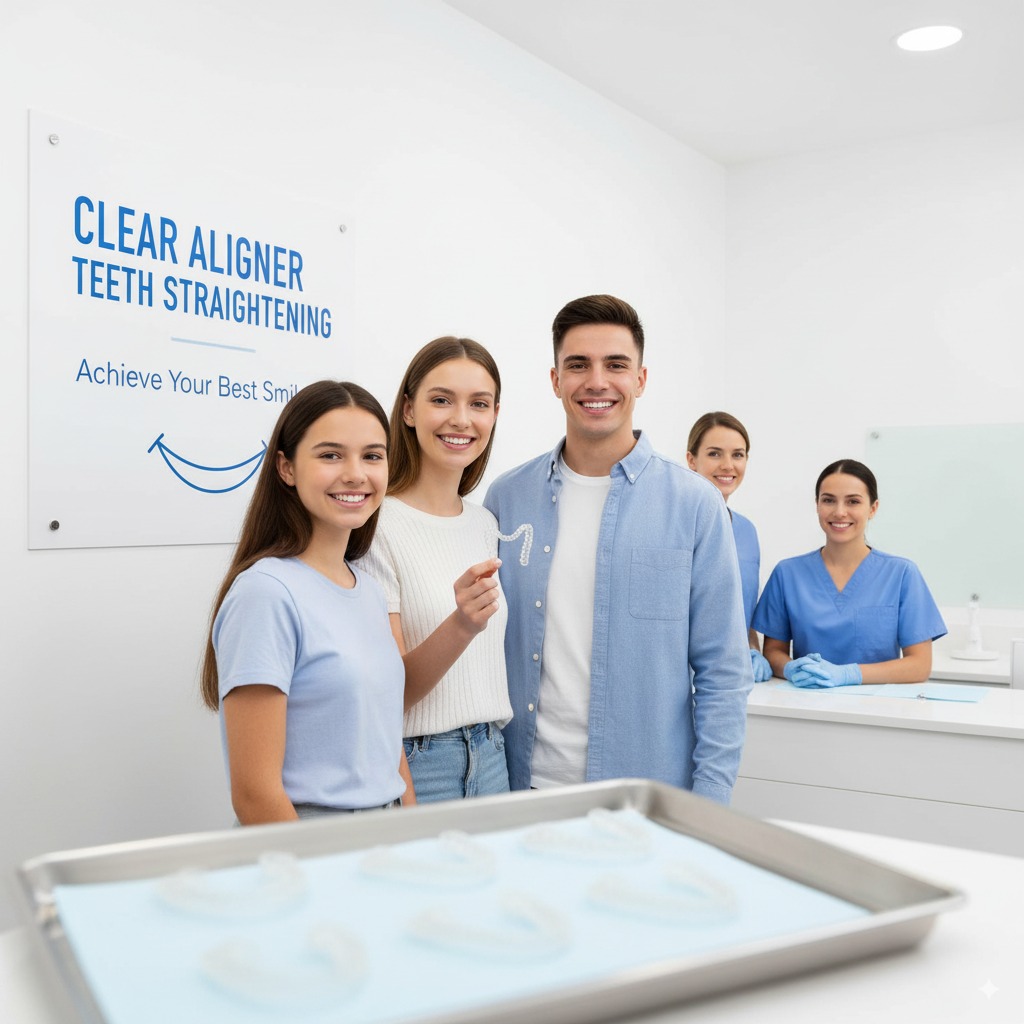 Clear Aligner Teeth Straightening